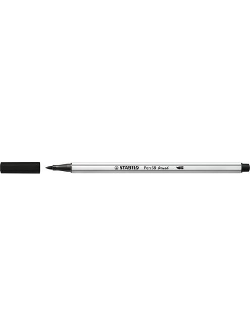 Ecsetirón, STABILO "Pen 68 brush", fekete (TST56846)