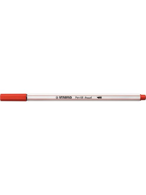 Ecsetirón, STABILO "Pen 68 brush", piros (TST56848)