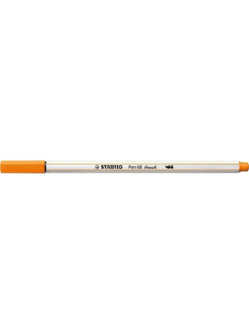Ecsetirón, STABILO "Pen 68 brush", narancs (TST56854)