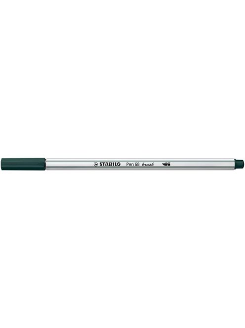 Ecsetirón, STABILO "Pen 68 brush", földeszöld (TST568631)