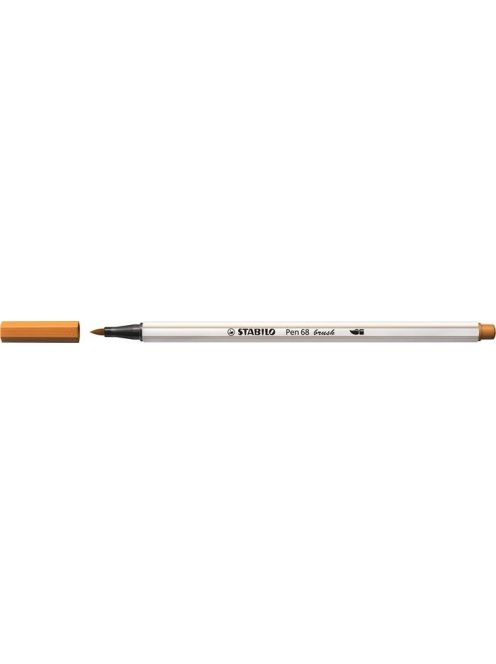 Ecsetirón, STABILO "Pen 68 brush", okkersárga (TST56889)