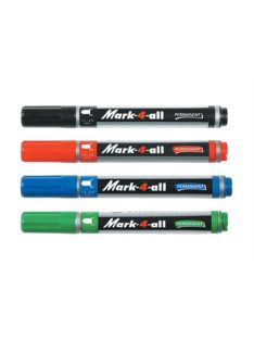   Alkoholos marker, 1,5-2,5 mm, kúpos, STABILO "Mark-4-all", piros (TST65140)