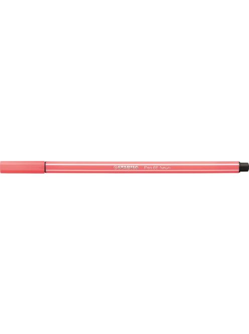 Rostirón, 1 mm, STABILO "Pen 68", neon piros (TST68040)