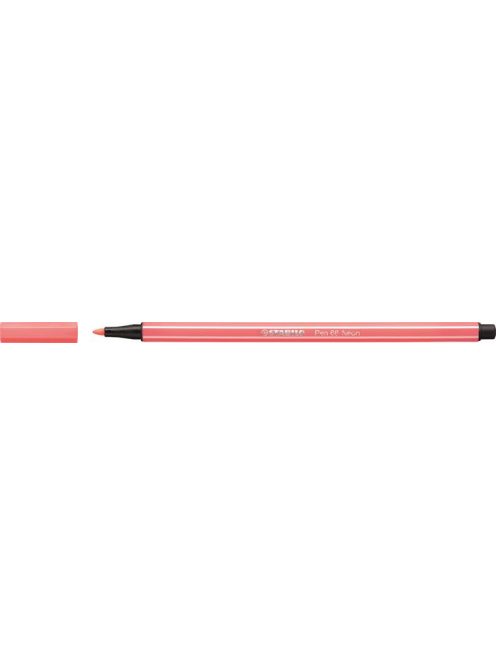 Rostirón, 1 mm, STABILO "Pen 68", neon piros (TST68040)