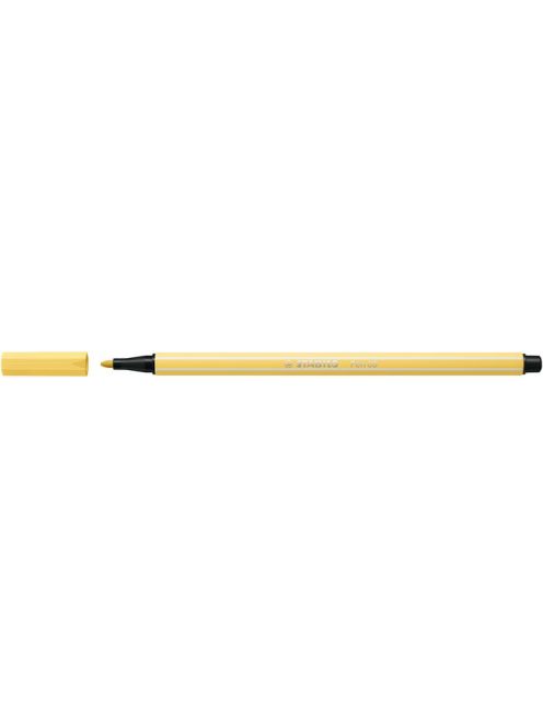 Rostirón, 1 mm, STABILO "Pen 68", világossárga (TST68231)