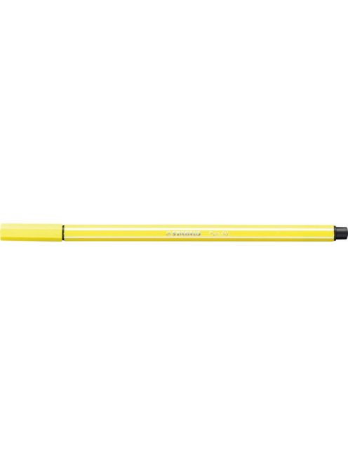 Rostirón, 1 mm, STABILO "Pen 68", citromsárga (TST6824)