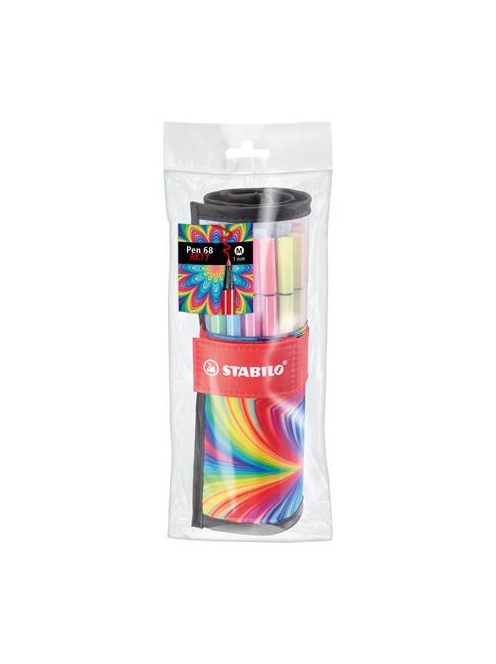  Rostirón, készlet, STABILO "Pen 68 ARTY", 25 különböző színű (TST682507120)