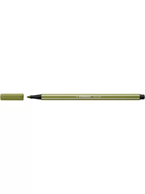 Rostirón, 1 mm, STABILO "Pen 68", sárzöld (TST6837)