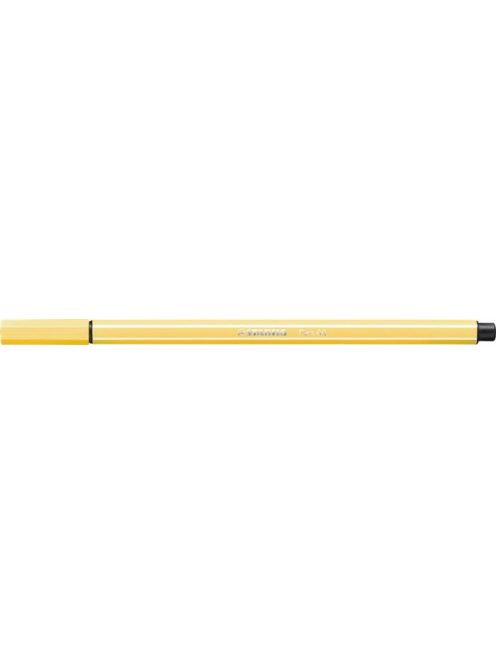 Rostirón, 1 mm, STABILO "Pen 68", sárga (TST6844)