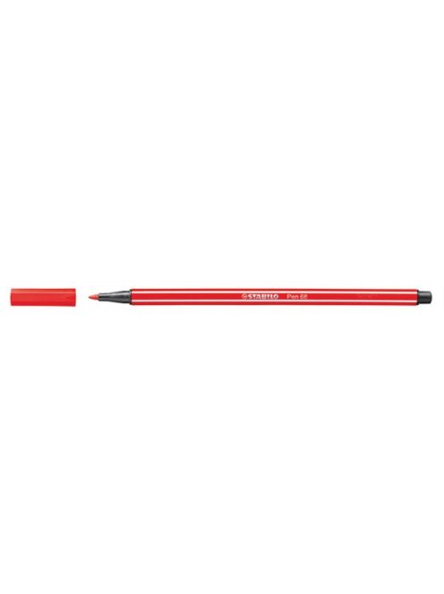Rostirón, 1 mm, STABILO "Pen 68", kármin piros (TST6848)