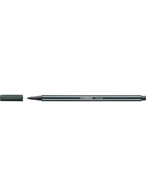 Rostirón, 1 mm, STABILO "Pen 68", sötétzöld (TST6863)