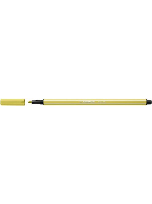 Rostirón, 1 mm, STABILO "Pen 68", mustár (TST68671)