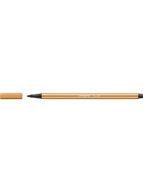 Rostirón, 1 mm, STABILO "Pen 68", sötétokker (TST6889)
