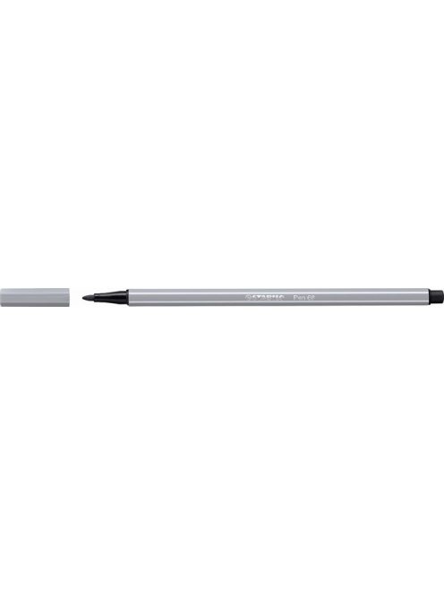 Rostirón, 1 mm, STABILO "Pen 68", közép szürke (TST6895)
