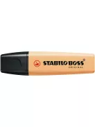Szövegkiemelő, 2-5 mm, STABILO "BOSS original Pastel", fakó narancs (TST70125)