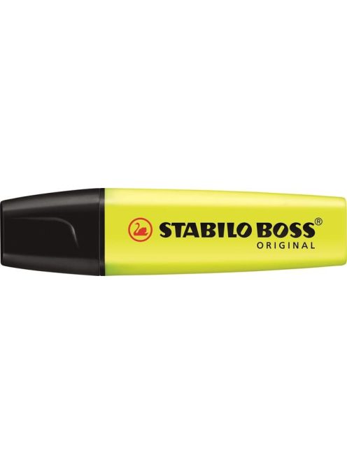 Szövegkiemelő, 2-5 mm, STABILO "Boss", sárga (TST70241)