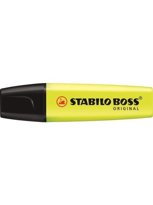 Szövegkiemelő, 2-5 mm, STABILO "BOSS original", sárga (TST70241)