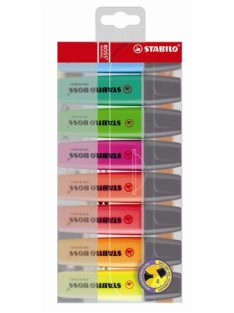   Szövegkiemelő készlet, 2-5 mm, STABILO "BOSS original", 8 különböző szín (TST708)