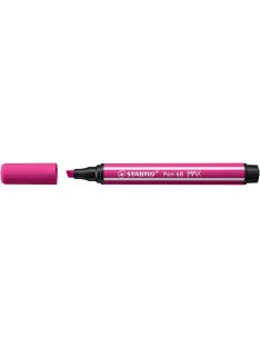   Rostirón, 1-5 mm, vágott hegy, STABILO "Pen 68 MAX", pink (TST76856)