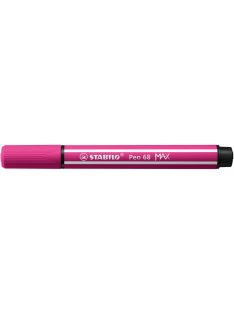  Rostirón, 1-5 mm, vágott hegy, STABILO "Pen 68 MAX", pink (TST76856)