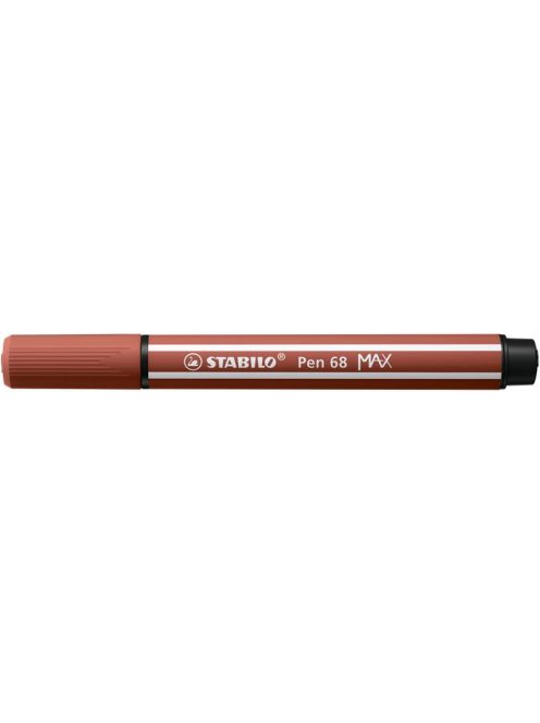 Rostirón, 1-5 mm, vágott hegy, STABILO "Pen 68 MAX", vörösbarna (TST76875)