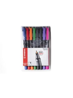   Alkoholos marker készlet, 0,4 mm, STABILO "OHPen S", 8 különböző szín (TST8418)