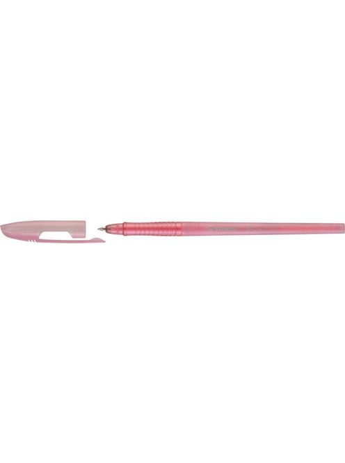 Golyóstoll, 0,35 mm, kupakos, STABILO "Re-Liner", rózsaszín (TST86856)