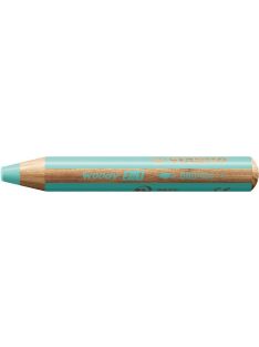   Színes ceruza, kerek, vastag, STABILO "Woody 3 in 1 Pastel", pasztell kék (TST880402)