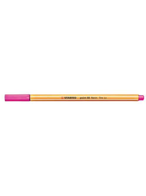 Tűfilc, 0,4 mm, STABILO "Point 88", neon rózsaszín (TST88056)