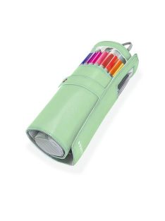   Tűfilc készlet, 0,4 mm, STABILO "Point 88 Pastellove", 12 különböző szín (TST881277)