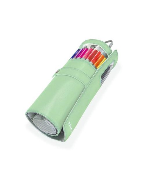 Tűfilc készlet, 0,4 mm, STABILO "Point 88 Pastellove", 12 különböző szín (TST881277)