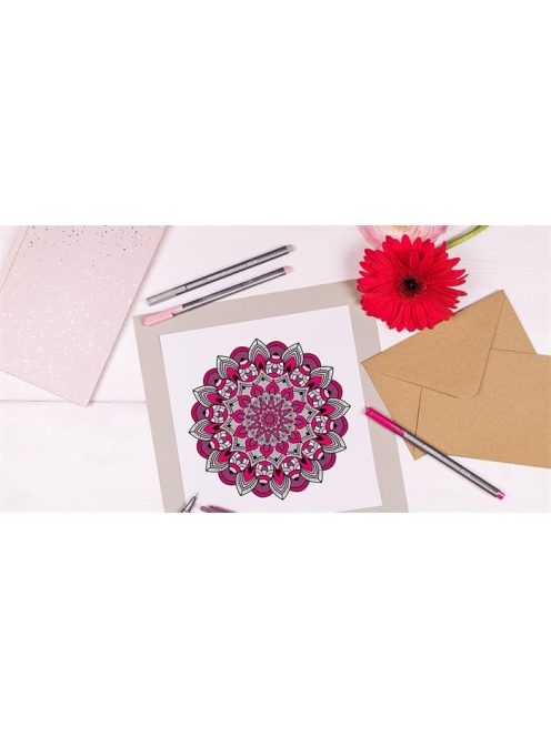 Tűfilc készlet, 0,4 mm, STABILO "Point 88 Pastellove", 12 különböző szín (TST881277)