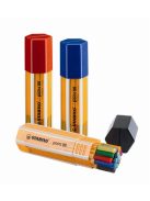 Tűfilc készlet, 0,4 mm, STABILO "Point 88 Big Point Box", 20 különböző szín (TST88201)