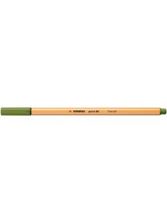   Tűfilc, 0,4 mm, STABILO "Point 88", moha zöld (TST88351)