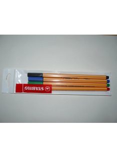   Tűfilc készlet, 0,4 mm, STABILO "Point 88", 4 különböző szín (TST884)
