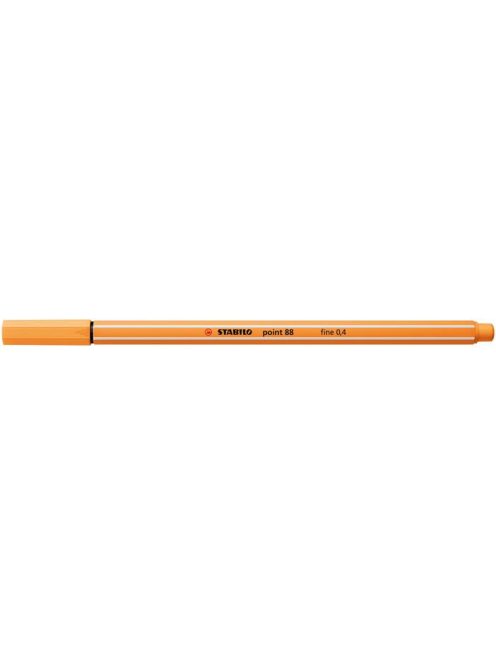 Tűfilc, 0,4 mm, STABILO "Point 88", papaya (TST88851)