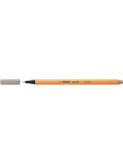 Tűfilc, 0,4 mm, STABILO "Point 88", melegszürke (TST88931)