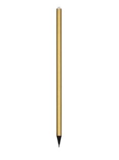   Ceruza, arany, fehér SWAROVSKI® kristállyal, 14 cm, ART CRYSTELLA® (TSWC203)