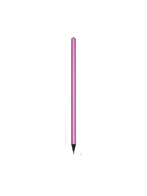 Ceruza, metál pink, rózsaszín SWAROVSKI® kristállyal, 14 cm, ART CRYSTELLA® (TSWC510)