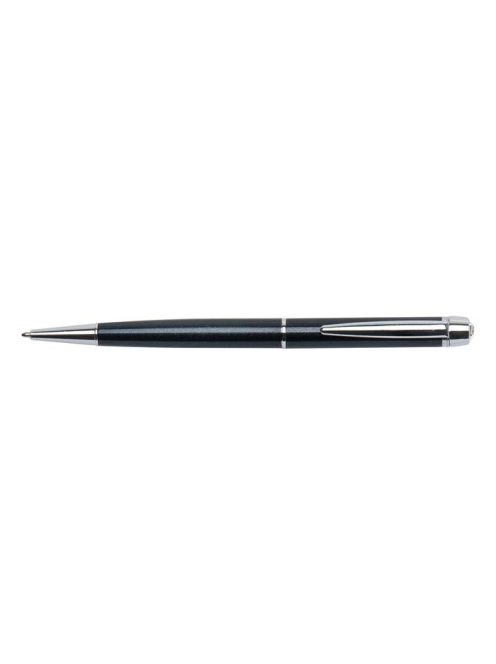 Golyóstoll, fekete "Lille Pen", fehér SWAROVSKI® kristállyal, 14cm, ART CRYSTELLA® (TSWGL031)