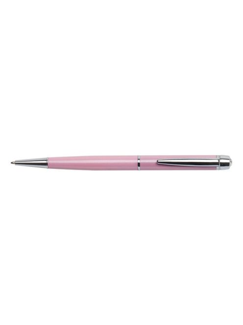 Golyóstoll, rózsaszín "Lille Pen", fehér SWAROVSKI® kristállyal, 14cm, ART CRYSTELLA® (TSWGL061)