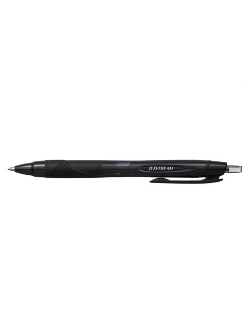 Golyóstoll, 0,35 mm, nyomógombos, fekete tolltest, UNI "SXN-157S Jetstream Sport", fekete (TU15711)