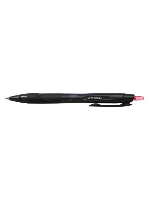 Golyóstoll, 0,35 mm, nyomógombos, fekete tolltest, UNI "SXN-157S Jetstream Sport", piros (TU15731)
