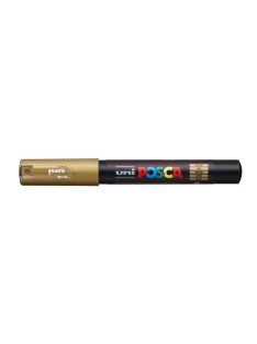   Dekormarker, 0,7-1,0 mm, UNI "Posca PC-1M", arany (TUPC1MA)