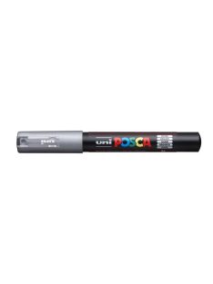   Dekormarker, 0,7-1,0 mm, UNI "Posca PC-1M", ezüst (TUPC1ME)