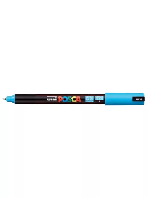 Dekormarker, 0,7 mm, UNI "Posca PC-1MR", világoskék (TUPC1MRVK)