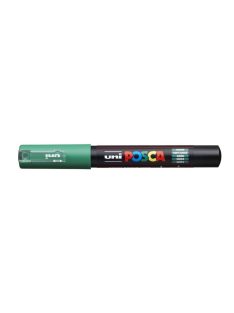   Dekormarker, 0,7-1,0 mm, UNI "Posca PC-1M", zöld (TUPC1MZ)