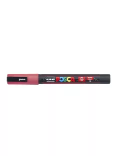   Dekormarker, 0,9-1,3 mm, UNI"Posca PC-3ML", fényes narancs (TUPC3MFN)