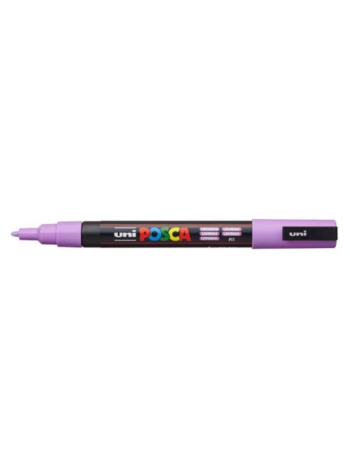 Dekormarker, 0,9-1,3 mm, UNI "Posca PC-3M", levendula (TUPC3MLE)