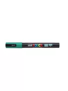 Dekormarker, 0,9-1,3 mm, UNI "Posca PC-3M", smaragdzöld (TUPC3MSM)